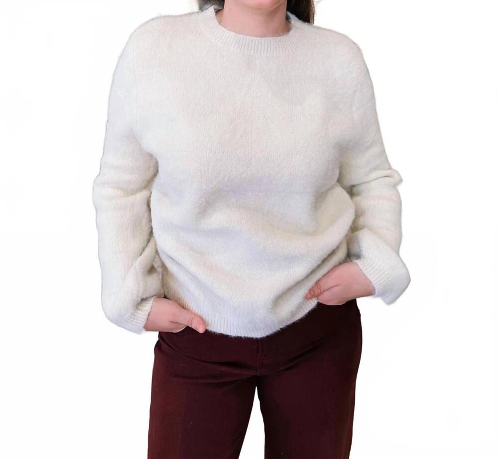 NEW PAPILLON lisa sweater in white